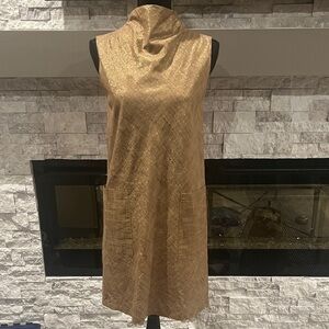 Jennifer Glasgow Brown Shimery evening Dress size XS